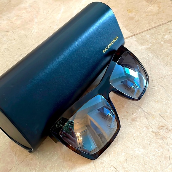 Balenciaga Brown Sunglasses - Picture 1 of 6
